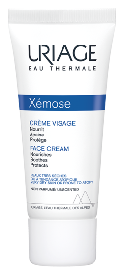 Soin visage peau très sèche, atopique I Xémose Crème Visage - Uriage